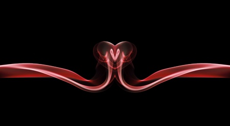 Red heart Creative element for your art-designの写真素材