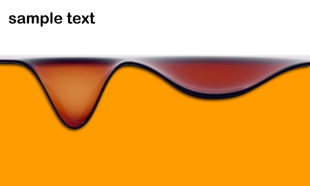 Brown waves backgroundの写真素材