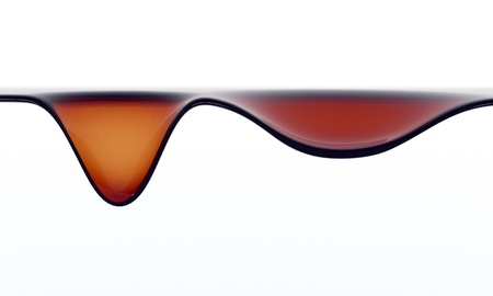 Brown waves backgroundの写真素材