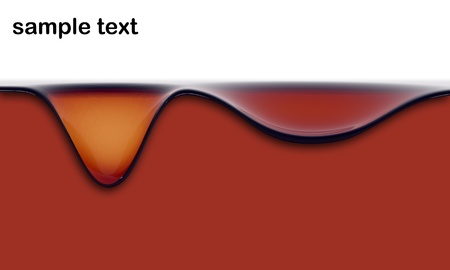 Brown waves backgroundの写真素材