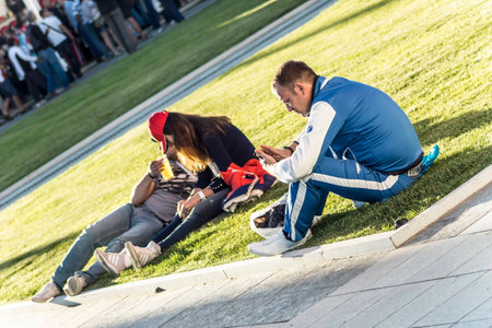 Sochi, Russia -10 November 2014 : Formula One, Russian Grand Prix, "Sochiautodrom", 16 stage.のeditorial素材