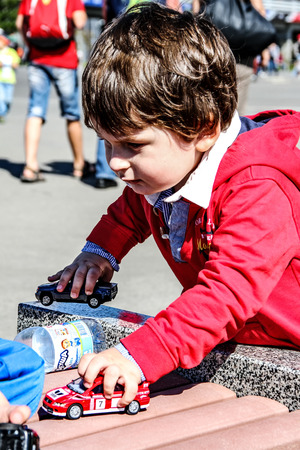 Sochi, Russia -08 October 2014 : Formula One, Russian Grand Prix, "Sochiautodrom", 16 stage.のeditorial素材