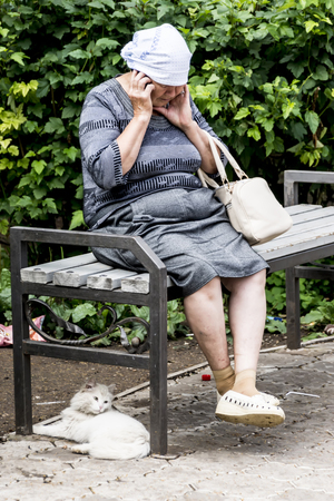 Russia. Republic of Bashkortostan. City Birsk. 06.07.2014. Journey. A day in the life of a provincial town.のeditorial素材