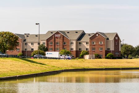 Luxury hotels of Marriott in Dallas Fort Worth, Taxas, USA.のeditorial素材