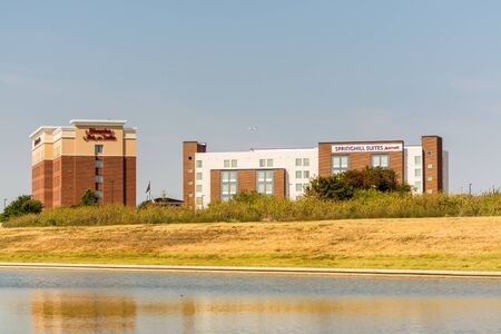 Luxury hotels of Marriott in Dallas Fort Worth, Taxas, USA.のeditorial素材