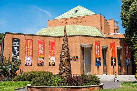 The Piccolo Teatro di Milano, a theatre in Milan, Italy. Founded in 1947, it is Italy's first permanent theatreのeditorial素材