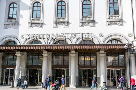 Stockholm Central Station, a railway station in Stockholm, Sweden, situated in the district of Norrmalm at Vasagatan or Central Plan.のeditorial素材