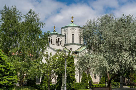 Parliament of Serbia in Belgrade, or National Assembly of Serbiaのeditorial素材