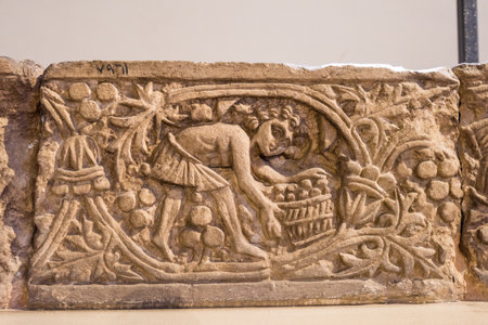 Relics of Coptic arts, sculptures of Christianity in ancient Egypt