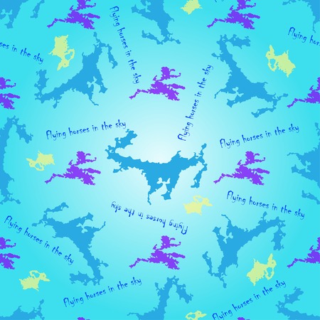 Floral frame and petals. Element for designのイラスト素材