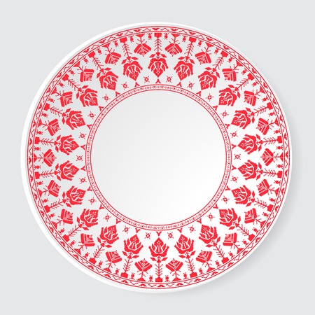 Belorussian ethnic ornament.のイラスト素材