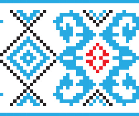 Element of ethnic ornament, seamless pattern. Vector illustration. From collection of Balto-Slavic ornamentsのイラスト素材