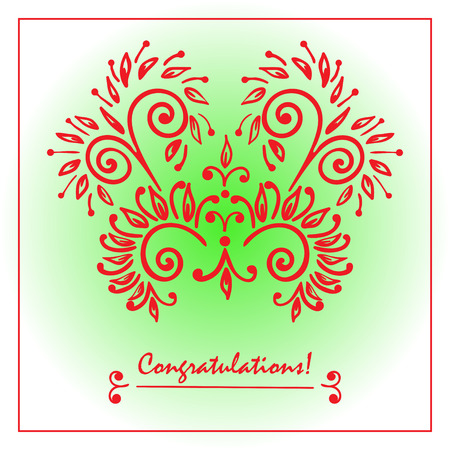 Hand drawing zentangle element, greeting card. Decorative, abstract bird. Black and white. Vector illustrationのイラスト素材