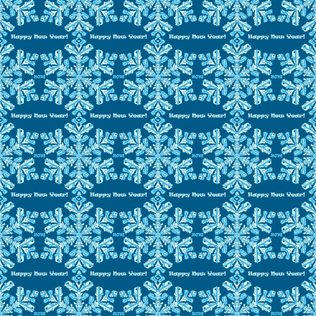 Hand-drawn doodles snowflake seamless in different colors. のイラスト素材