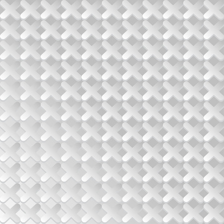White geometric futuristic texture, seamless background Vector illustrationsのイラスト素材