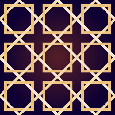 Abstract seamless patterns in Islamic style. Vector illustrationのイラスト素材