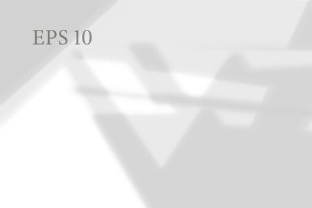 Realistic abstract stairs shadow. Multiply Overlay effect. Long shadow light on wall or floor. Mesh gradient scenes of natural lighting. Natural background for design. Vector illustrationのイラスト素材