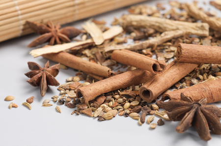close up on cooking ingredient, studio shots.の写真素材