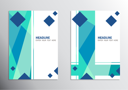 Leaflet cover presentation abstract geometric background, modern publication poster magazine, layout in A4 sizeのイラスト素材
