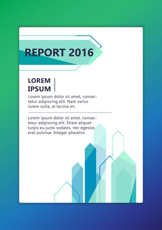 Leaflet cover presentation abstract geometric background, modern publication poster magazine, layout in A4 sizeのイラスト素材