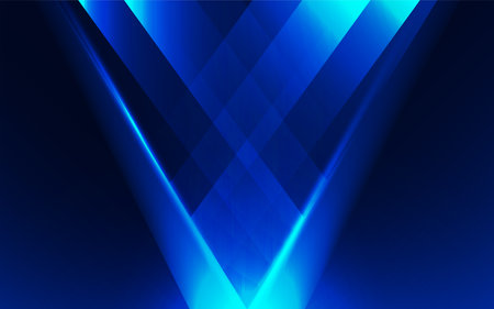 Abstract blue background with lighting effect. Vector illustration for your design.のイラスト素材