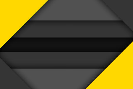 Black yellow corporate tech art. Vector material backgroundのイラスト素材