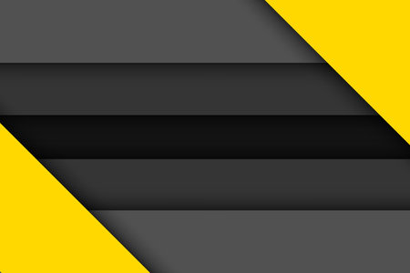 Black yellow corporate tech art. Vector material backgroundのイラスト素材