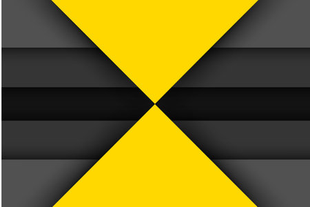 Black yellow corporate tech art. Vector material backgroundのイラスト素材