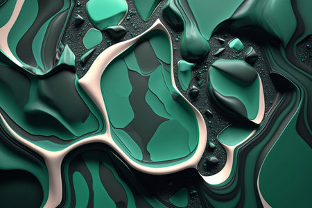3d rendering of abstract fractal background. Creative Design Templatesの素材