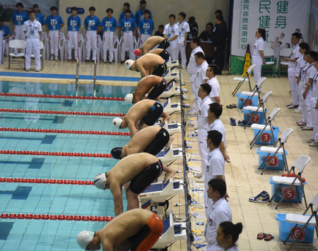 2017 Weinan National Swimming Championshipsのeditorial素材