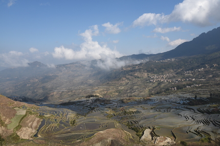 Yuanyang Terraceの写真素材