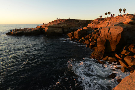 San Diego sunset cliffsのeditorial素材