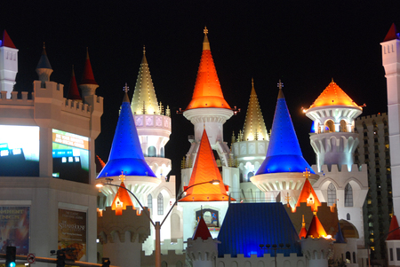 Las Vegas streetscapeのeditorial素材