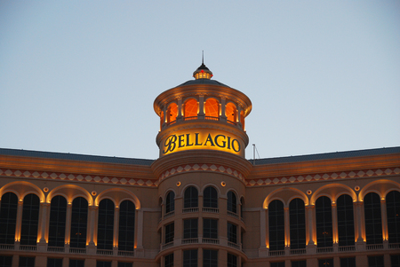 Las Vegas streetscapeのeditorial素材