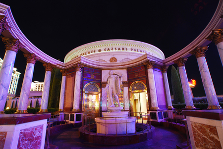 Las Vegas streetscapeのeditorial素材