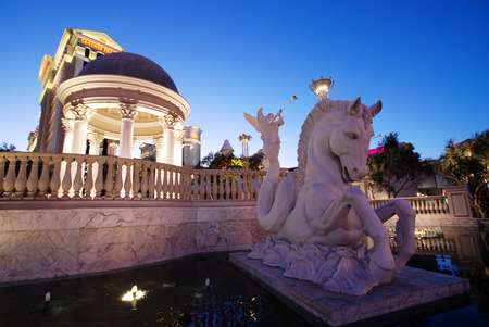 Las Vegas streetscapeのeditorial素材