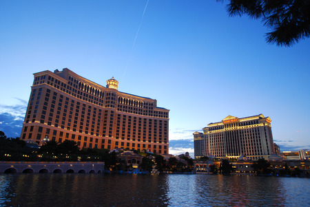 Las Vegas streetscapeのeditorial素材