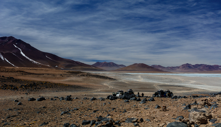 Andean highlands sceneryの写真素材