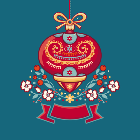 chinese new year backgroundのイラスト素材