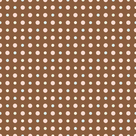 Dot seamless pattern. Dot pattern background. Retro style. Pastel colorのイラスト素材