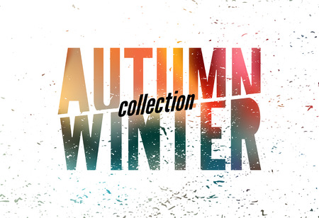 Autumn-Winter collection. Vector illustration.のイラスト素材
