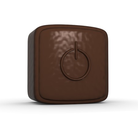 chocolate start buttonの写真素材