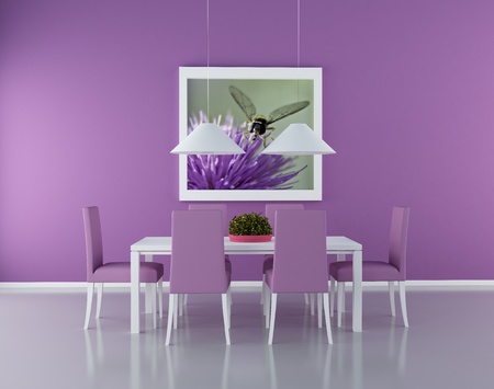 modern interior (3D render) -  Living Roomの写真素材