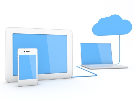 Home Electronic Devices connected to cloud server.

Note: All Devices design and all screen interface graphics in this series are designed by the contributor him self.の写真素材