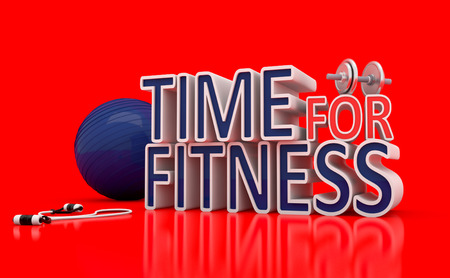 Time For Fitness Conceptの写真素材
