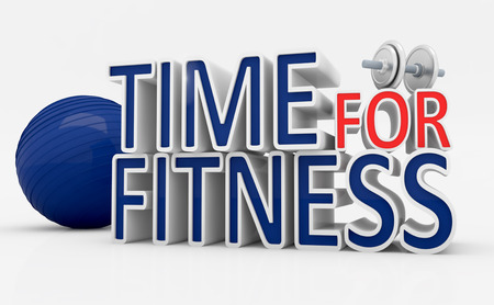 Time For Fitness Conceptの写真素材