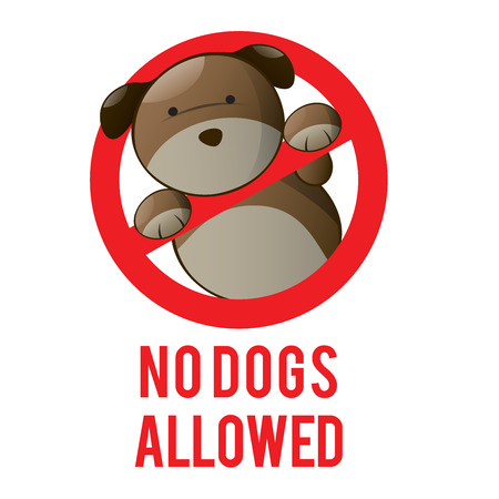 Logo design element. No dogs sign icon great for any use.の写真素材