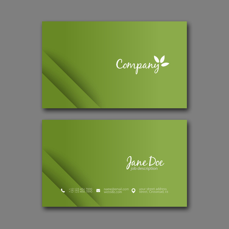 Elegant business card design template for creative design.のイラスト素材