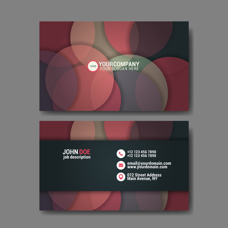 Business card design template.のイラスト素材