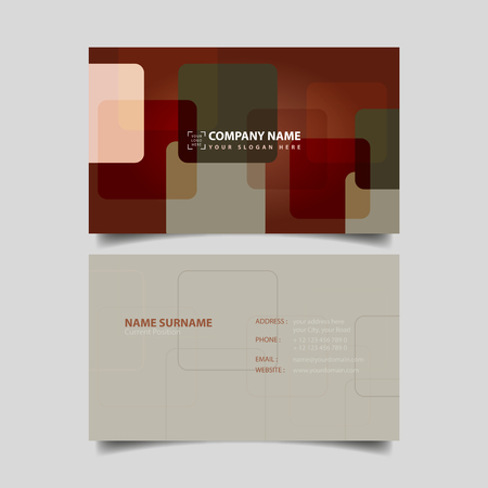 Business card design template.のイラスト素材